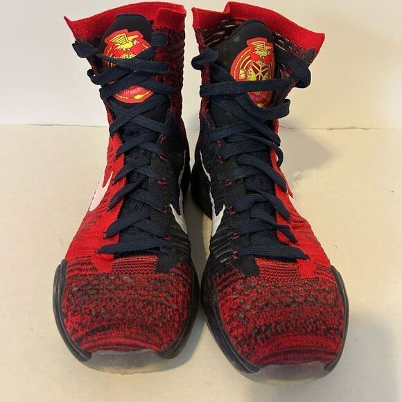 Nike Kobe 10 Elite High American Red Blue Basketball Shoes Mens 8 718763-614 main image 10